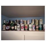 Vintage beer can collection. First picture shows