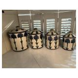 Louisville stoneware canister set