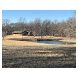 10 ac. w/ 3 BR, 2 Bath Log Cabin House,