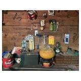 miscellaneous reloading and gun cleaning supplies