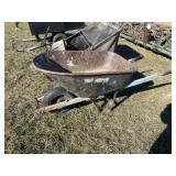 True temper, wheel barrow.