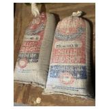 Two 25 pound bags chilled lead shot