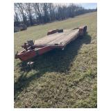 Flat bed trailer. Needs some repair as you can