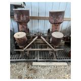 Antique two row corn planter