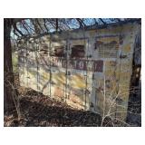 Train Boxcar shell. says "Canton Youngstown" we