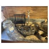 Vintage decor include. Gaming candle holder.