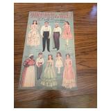 Vintage uncut 1940s Gone with the Wind Paper doll