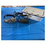 Vintage Continental electric iron, sad iron