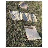 Three lead sheets.  All are 24 inches wide. The