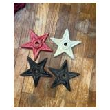 Cast iron star decor