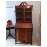 Vintage or antique secretary with a hutch drop