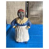 Old cast-iron mammy bank