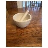 Extra large mortar and pestle. 5 inches tall and
