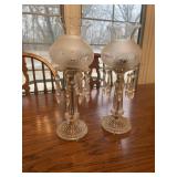 Pair of vintage votive candleholders. The