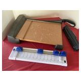 Paper cutter, hole puncher, and craft lite paper