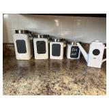 Canister set and teapot