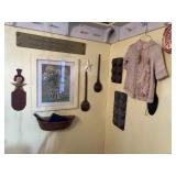 Vintage decor. Shelves not included