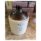 #2 White Hall crock jug. Has been painted on as