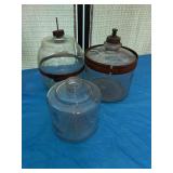 Glass kerosene jugs