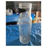 Standard oil company, motor oil, glass jar