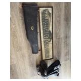 1918 military  photo, leg-o-mutton rifle scabbard