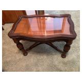 Accent table scans 18 inches tall, 26 inches wide