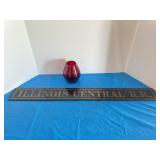 Railroad items red globe says ï¿½C&E IRRï¿½ (Chicago