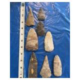 Indian artifacts. Blades.