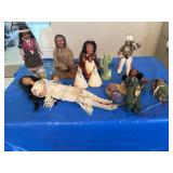 Cast iron Indian bank and other Indian decor