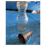 Vintage BROOKINS1 quart oil jar