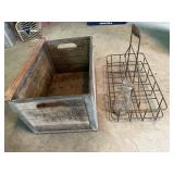 Vintage wood Prairie Farms Olney , Illinois crate