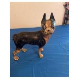 Vintage Cast iron dog door stop