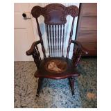 Vintage rocking chair seat need some repair