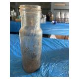 Vintage standard oil company 1 quart glass oil