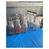 14 milk bottles, including ROTHS, Chester city