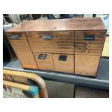 Antique copper canister box