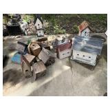 Bird houses.