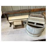 Vintage industrial butcher, paper dispenser,