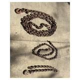 Old chains. The one on the left is very heavy.