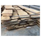 Rough sawn lumber, believe to be maple, Elm and a