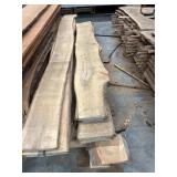 Rough sawn maple lumber. The main double stack