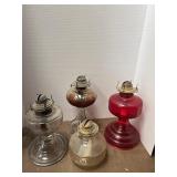 Red carotene lamp, and three other