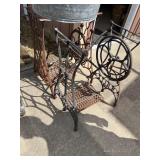 Two treadle sewing machine bases