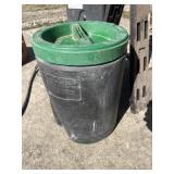 Portable manual concrete mixer