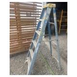 6 foot Werner fiberglass ladder