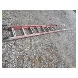 Werner 24 foot fiberglass extension ladder
