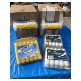 Two boxes of three-quarter nap roller covers 10