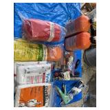 Rubber gloves, Tyvek suits, brush, spinners,