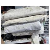 4 Used drop cloths various sizes