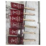 Six Sherwin-Williams black China bristle 2 1/2